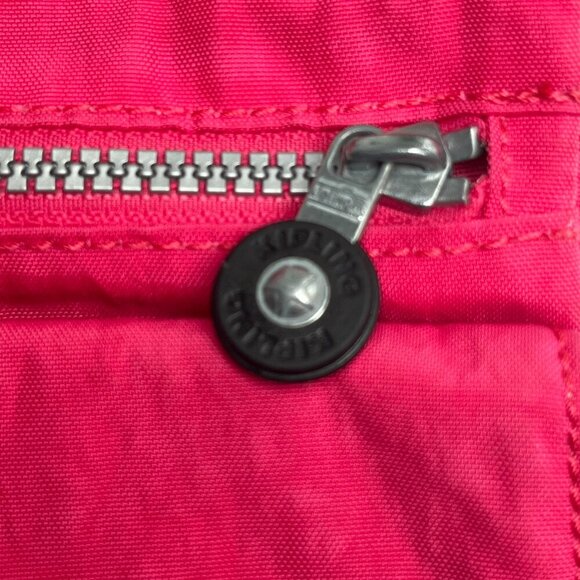 Kipling El Dorado Crossbody Travel Bag Organizer Spring Red AC8457 Magenta purse - Picture 4 of 14